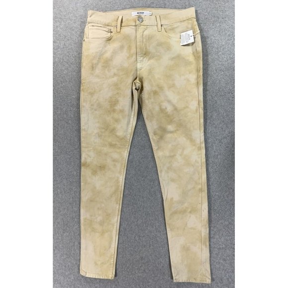 NWT Hudson ZACK Skinny‎ Cotton Blend Painters Jeans (Men's 32x32) Tan